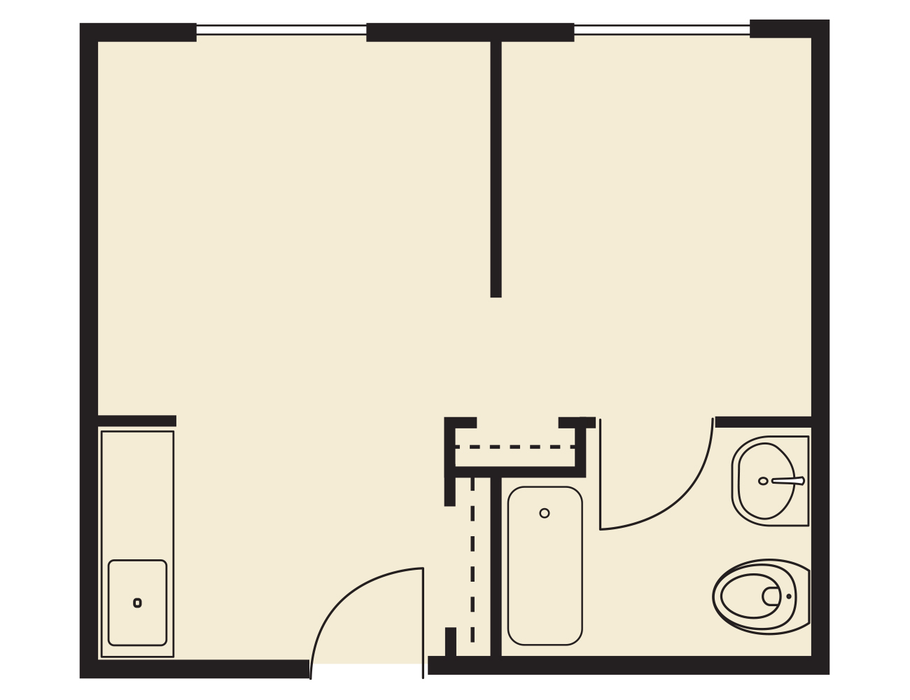 Signature One Bedroom Blos Floors 0002 Signature One Bedroom - Apple Valley Place Of Osage